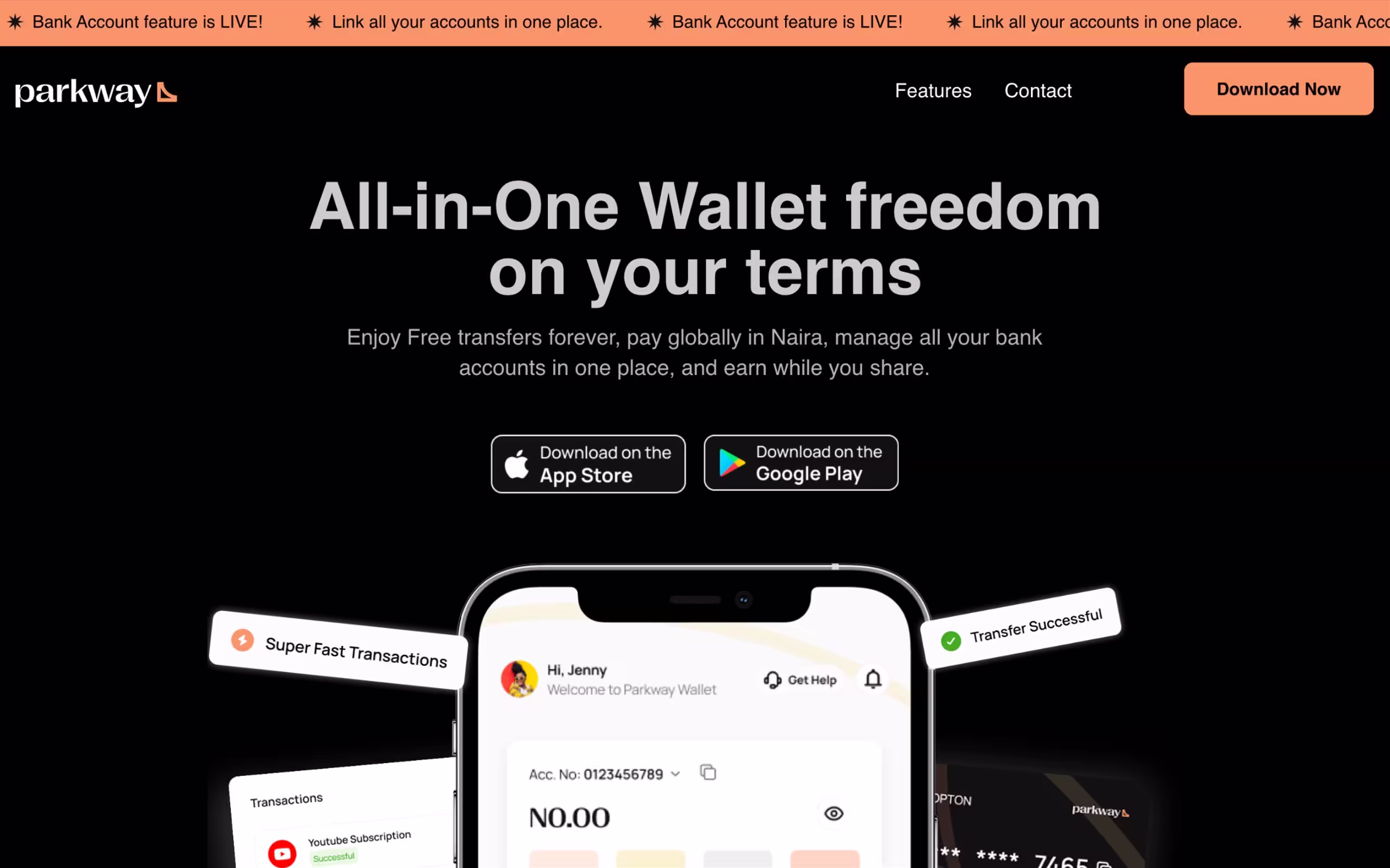 Parkway Wallet Site