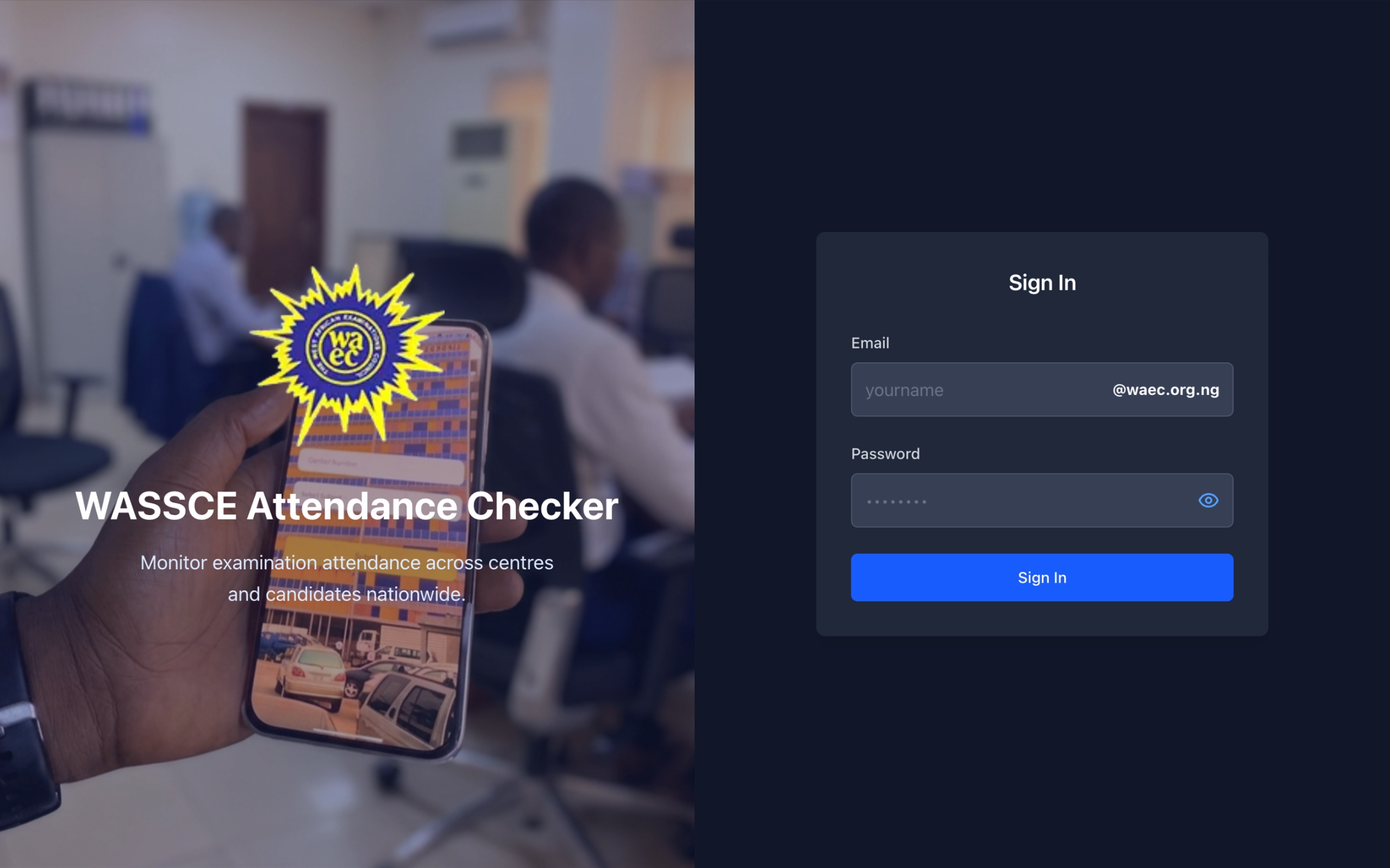 WAEC Attendance Tracker