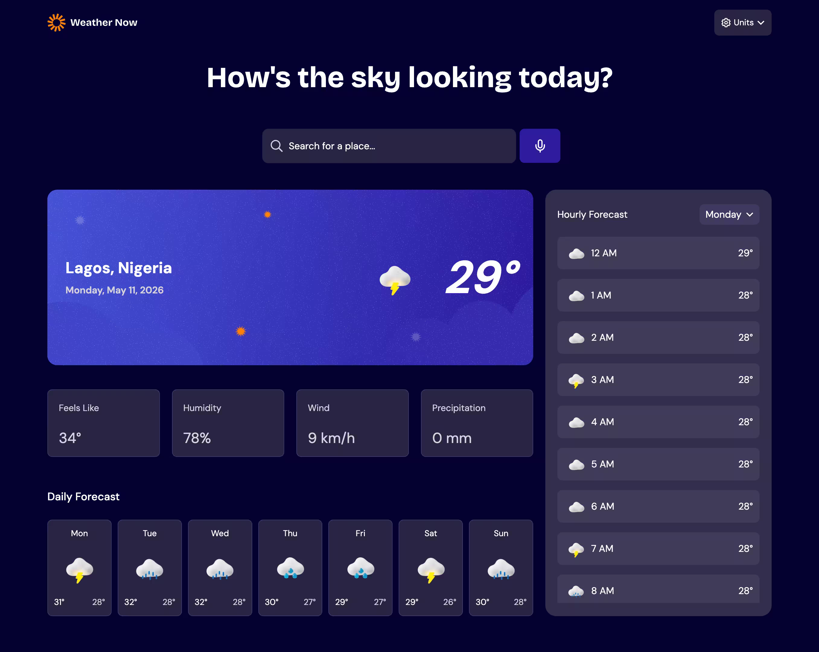 Weather Now